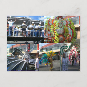 Carnaval in Trinidad Briefkaart