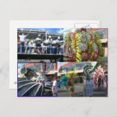 Carnaval in Trinidad Briefkaart (Voorkant / Achterkant)