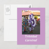 Carnaval in Trinidad Briefkaart (Voorkant / Achterkant)