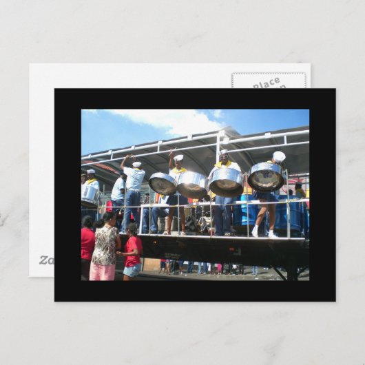 Carnaval in Trinidad Briefkaart (Voorkant / Achterkant)