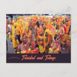Carnaval in Trinidad en Tobago Briefkaart