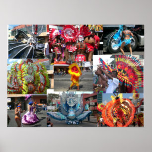 Carnaval in Trinidad Poster