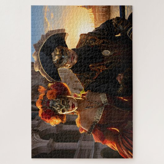 Carnaval in Venetië Legpuzzel (Verticaal)