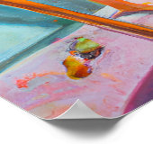 Carnaval in Venetië-schilderij Poster (Hoek)