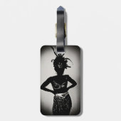 carnaval is een b * * * * bagagelabel (Achterkant verticaal)