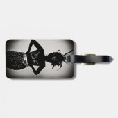 carnaval is een b * * * * bagagelabel (Achterkant horizontaal)