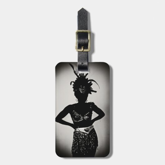 carnaval is een kreng bagagelabel (Voorkant verticaal)