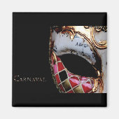 Carnaval - Italië - Masker Magneet (Voorkant)