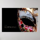 Carnaval - Italië - Masker Poster (Voorkant)