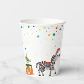 Carnaval Kind Verjaardagsfeest Papieren Bekers (Achterkant)