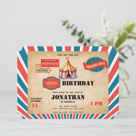 Carnaval | Kinderen op zaterdag Kaart (Staand voorkant)