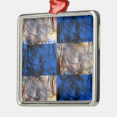 carnaval kist metalen ornament (Links)
