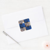 carnaval kist vierkante sticker (Envelop)
