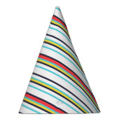 Carnaval, kleurrijke aantekening feesthoedjes (Rechts)