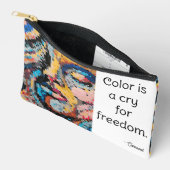 Carnaval Kleurrijke Pixel Art Portret Etui (Open)