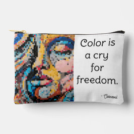 Carnaval Kleurrijke Pixel Art Portret Etui