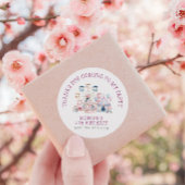 Carnaval Leuke Verjaardag Budget Bedankt Ronde Sticker