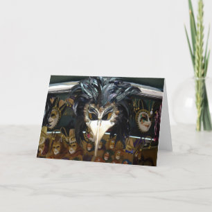 Carnaval Mask, Venetië, Italië - kaart