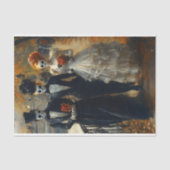 Carnaval Noir Skull Mask Actors BK2 Decoupage Tissuepapier (Voorkant)