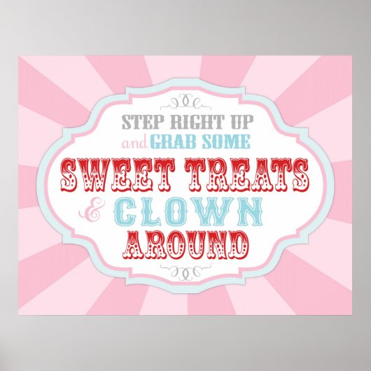 Carnaval of circusteken poster (Voorkant)