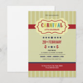 Carnaval Party Flyer Kaart (Voorkant / Achterkant)