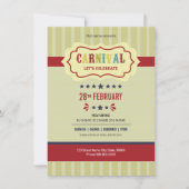 Carnaval Party Flyer Kaart (Voorkant)