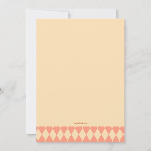 Carnaval Party Invitation Kaart (Achterkant)