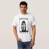 Carnaval Personeel – Retro Festival & Fair Worker T-shirt (Voorkant volledig)