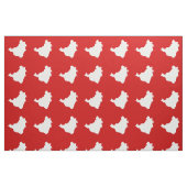 Carnaval Red Festive Brazilië Stof (Fat Quarter)