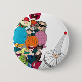 Carnaval Ronde Button 5,7 Cm (Voorkant)