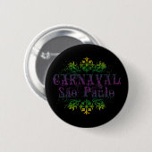 Carnaval Sao Paulo Ronde Button 5,7 Cm (Voorkant /achterkant)