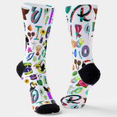 Carnaval Sokken (Gebogen)
