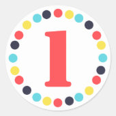 Carnaval Stickers {Circle} (Voorkant)