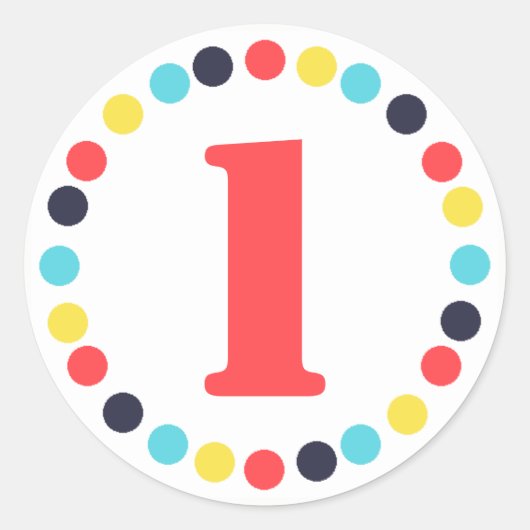 Carnaval Stickers {Circle} (Voorkant)