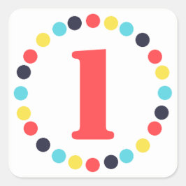 Carnaval Stickers {vierkant}