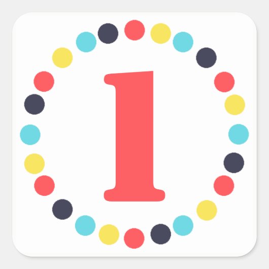 Carnaval Stickers {vierkant} (Voorkant)