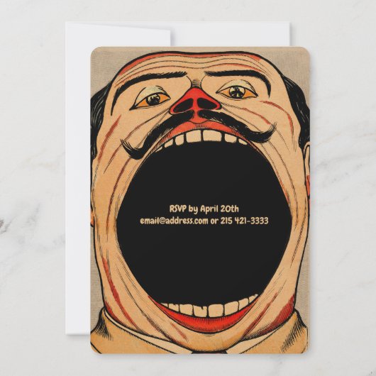  Carnaval Style Verjaardagsfeest Kaart (Achterkant)