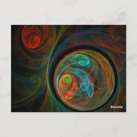 Carnaval Table Number Briefkaart (Achterkant)