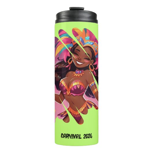  Carnaval-thema Tumbler Thermosbeker (Voorkant)