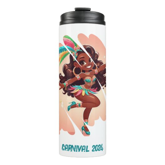  Carnaval-thema Tumbler Thermosbeker (Voorkant)
