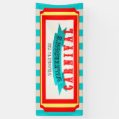 Carnaval Theme Party Classic aangepaste naam Spandoek (Verticaal)