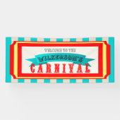 Carnaval Theme Party Classic aangepaste naam Spandoek (Horizontaal)