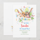 Carnaval Tijd Koppel Kaart (Voorkant / Achterkant)