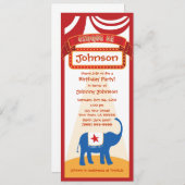 Carnaval-uitnodiging Kaart (Voorkant / Achterkant)