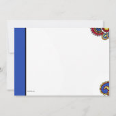 Carnaval-uitnodiging Kaart (Achterkant)