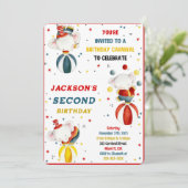 Carnaval uitnodigingen (Staand voorkant)