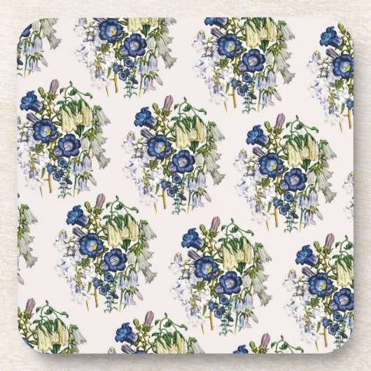 Carnaval van bloemen bier onderzetter (Voorkant)