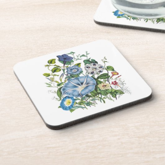 Carnaval van bloemen bier onderzetter (Linkerzijde)