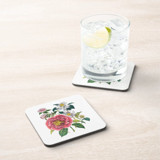 Carnaval van bloemen bier onderzetter (Rechterzijde)