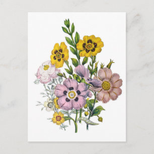 Carnaval van bloemen briefkaart